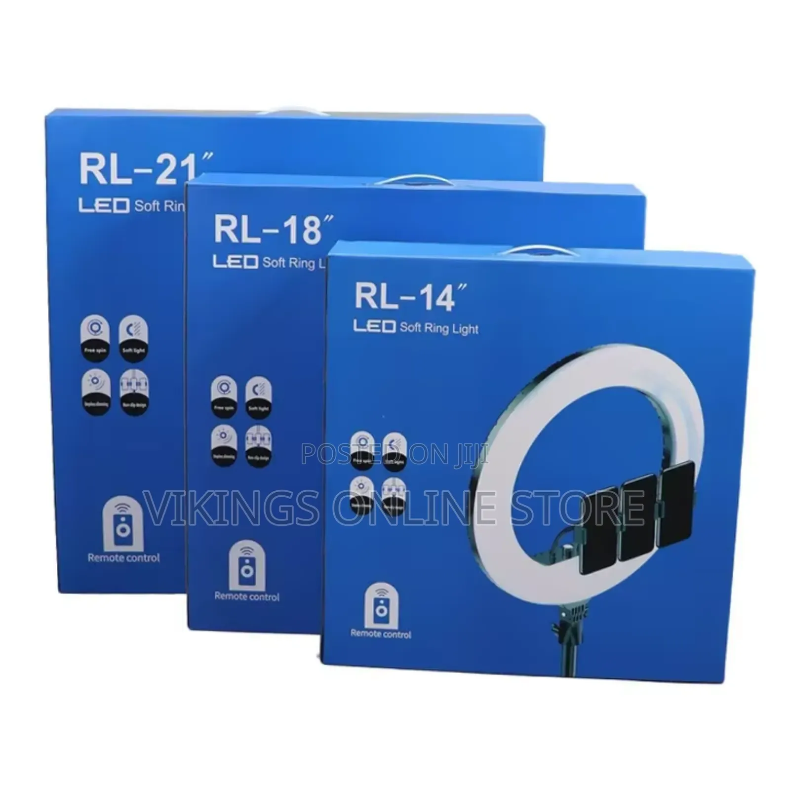 Genuine Super Bright Rl-14 Led Soft Light 3 Color Ring Light