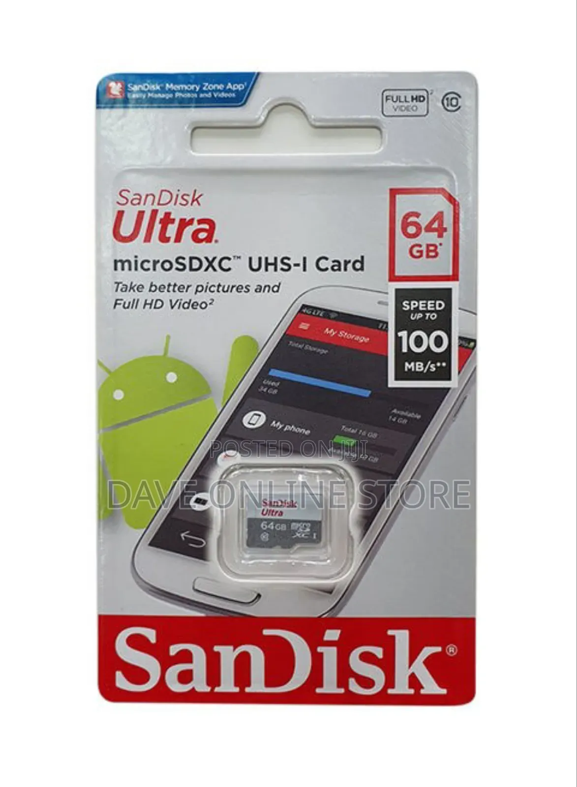 Sandisk Ultra Microsdxc Card