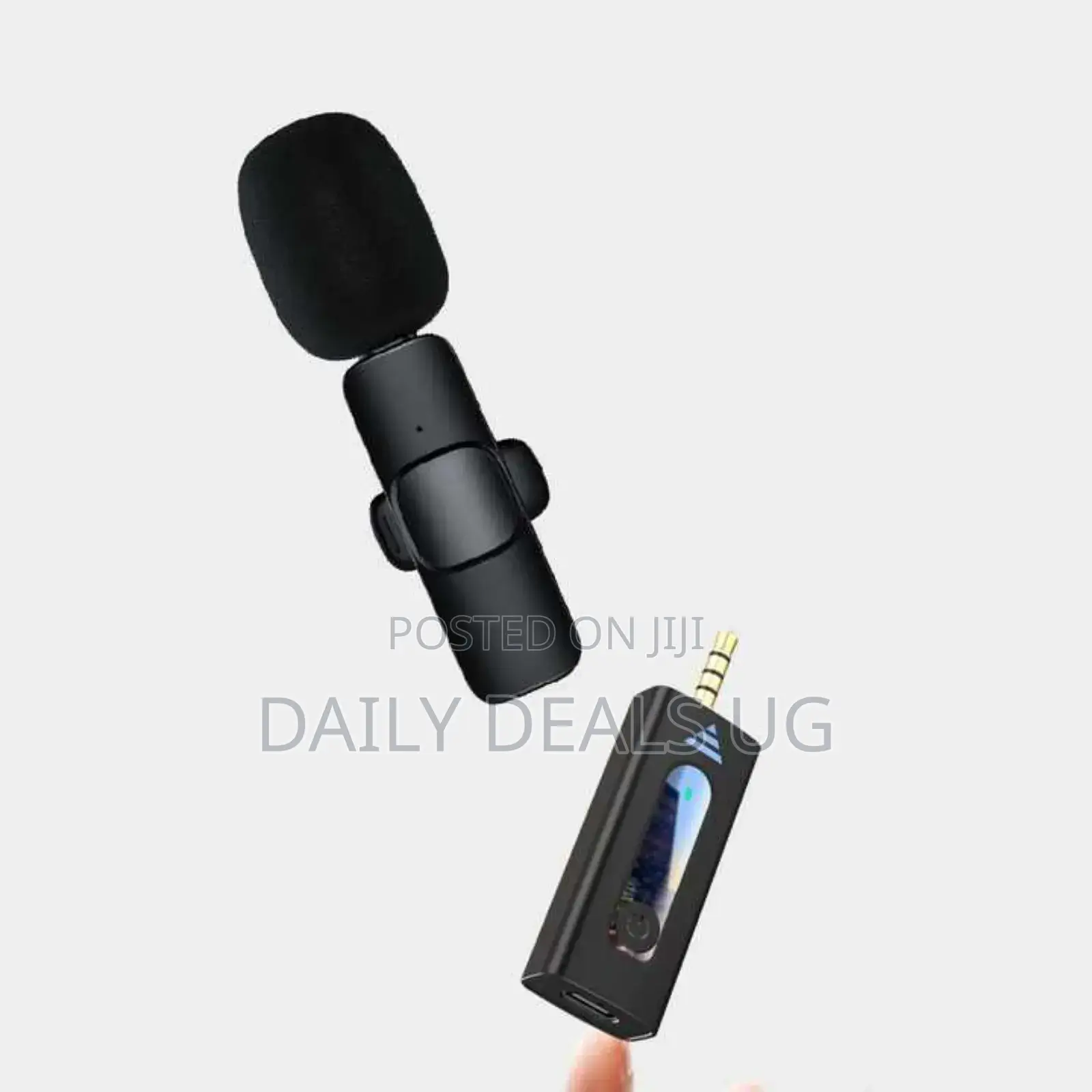 Plug-Play 3.5mm Jack Studio Wireless Lavalier Microphone
