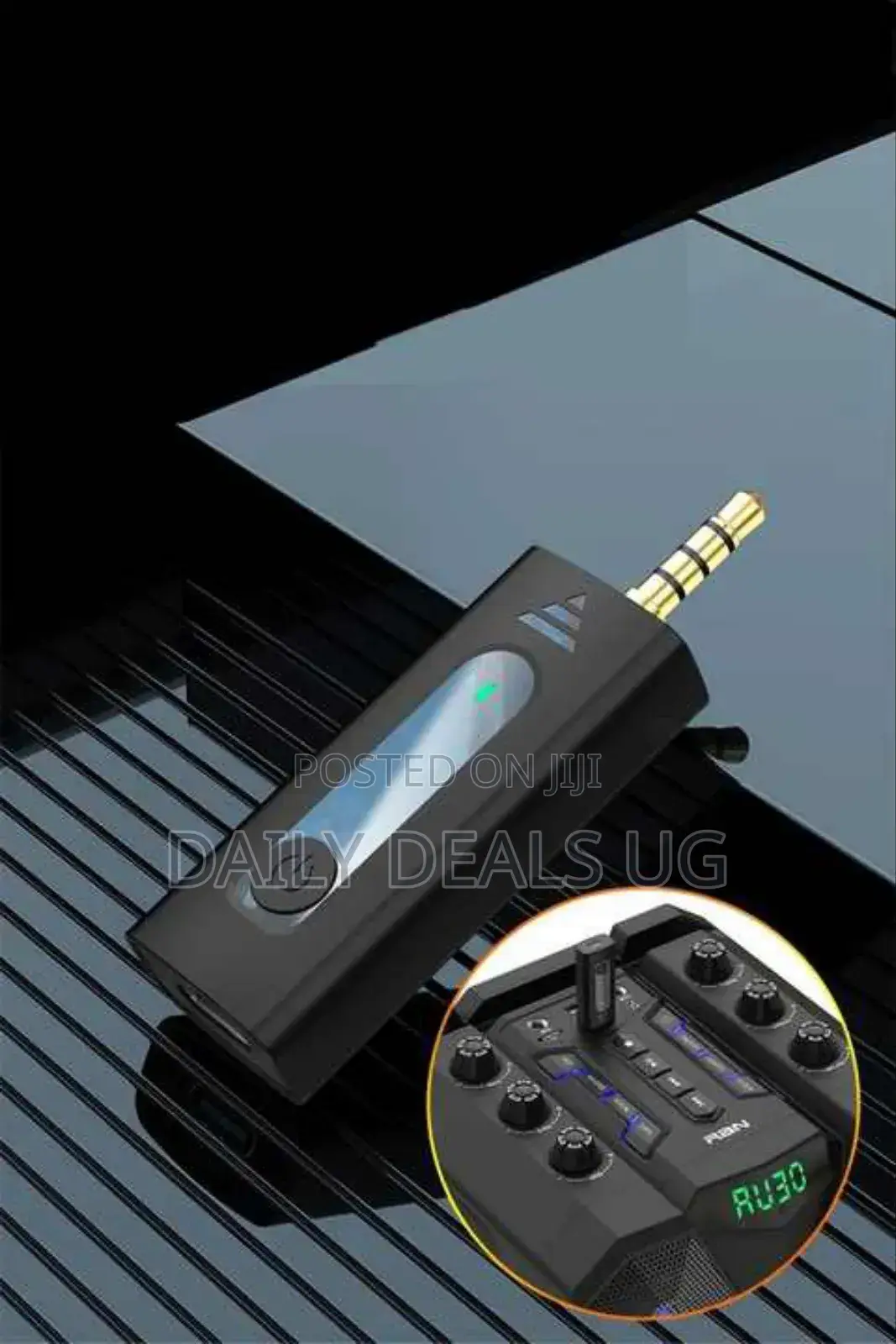 Plug-Play 3.5mm Jack Studio Wireless Lavalier Microphone