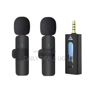 Plug-Play 3.5mm Jack Studio Wireless Lavalier Microphone