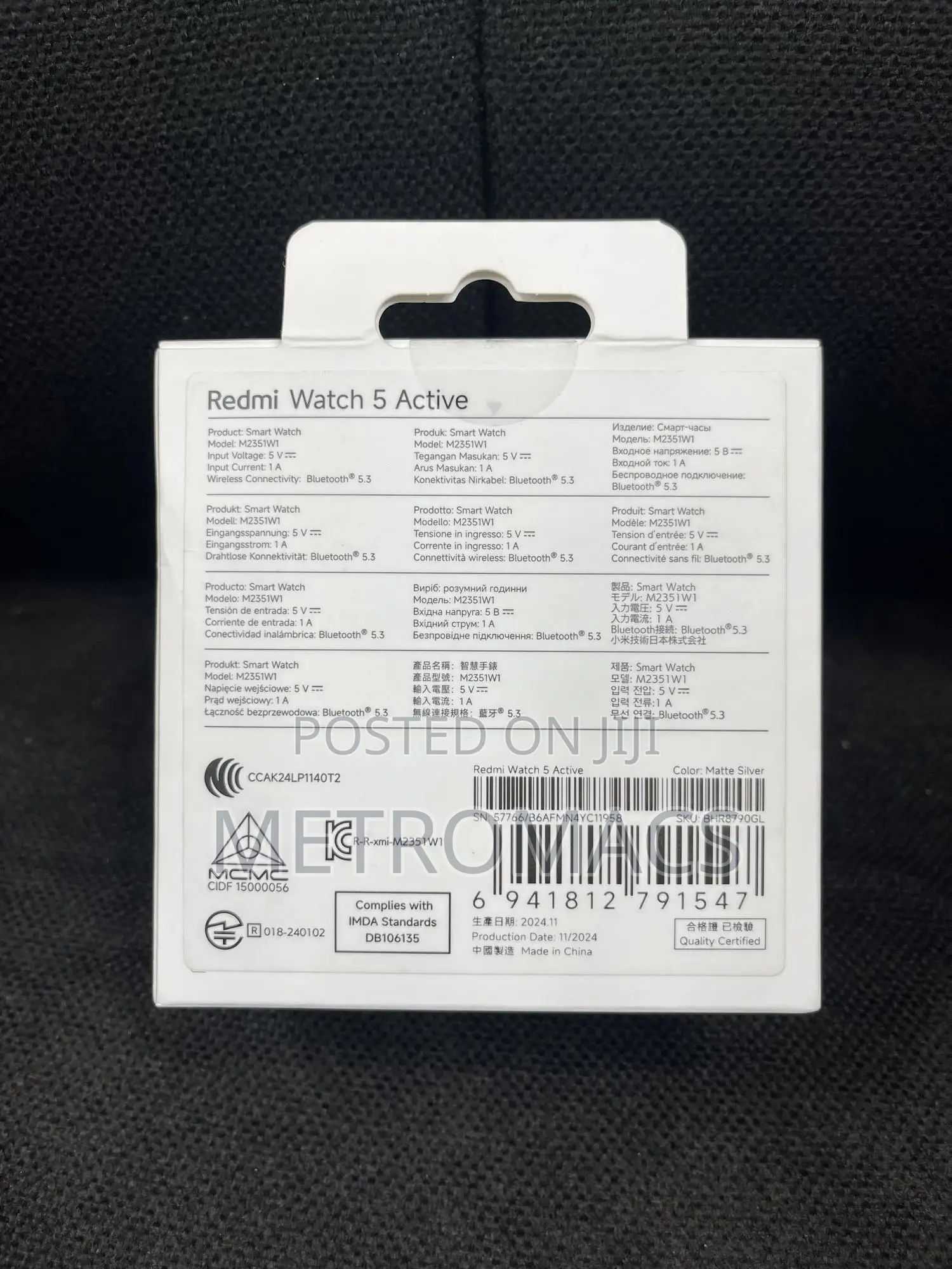 Redmi Watch 5 Active Smartwatch New