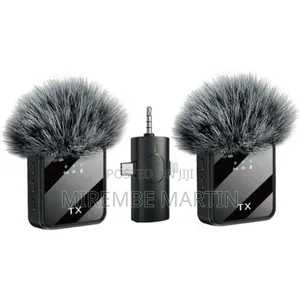 3 in 1 Wireless Microphone for Android Wireless Lavalier Mic