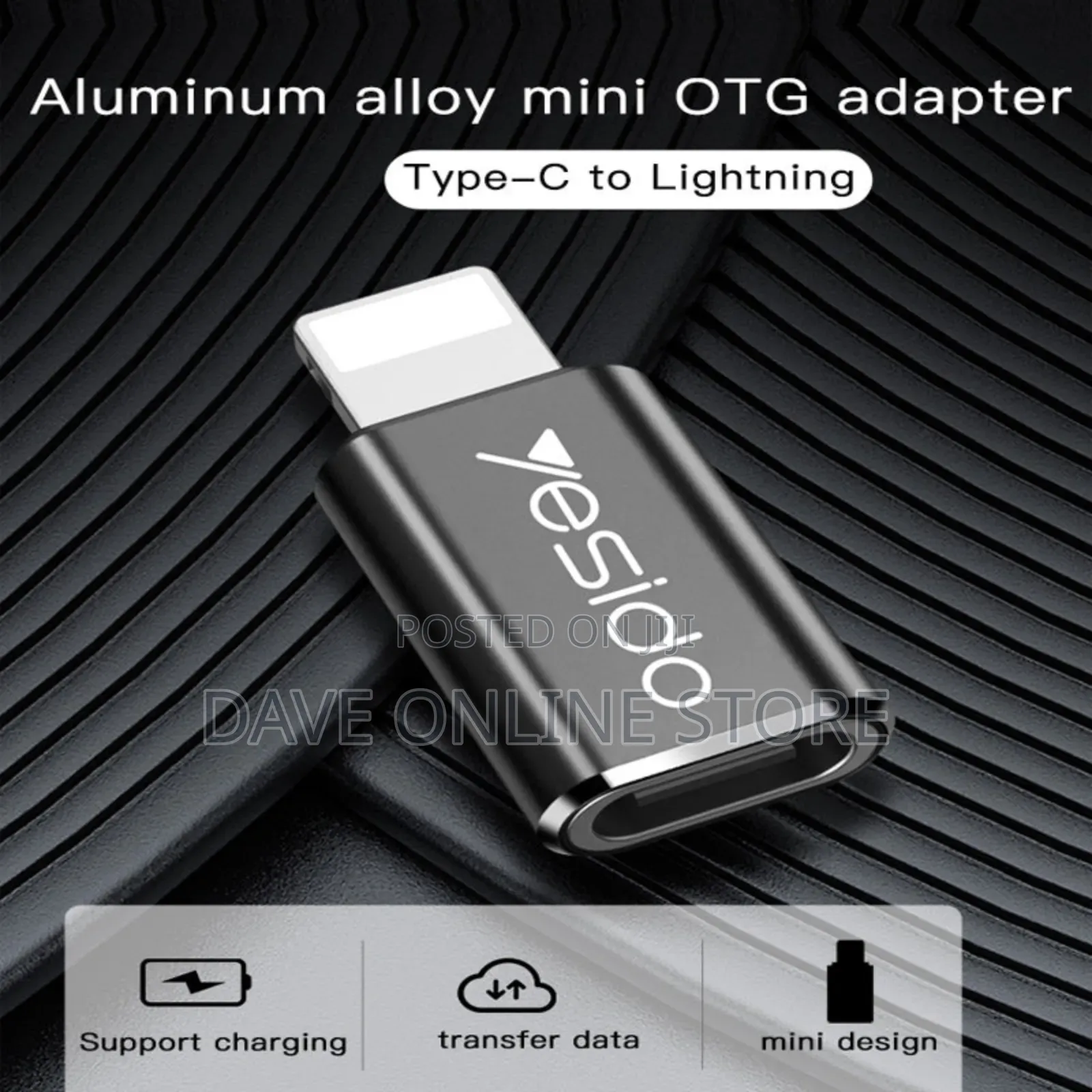 Type C to iPhone Connector: Yesido