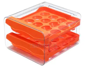 Double Rack 32 Eggs Tray for Fridge or Kitchen Storage