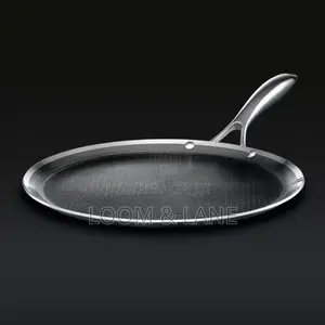 30cm Stainless Steel Flat Frying Pan