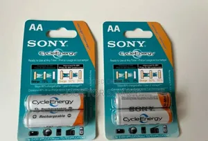 New Sony Cycle Energy Aa Rechargeable Batteries