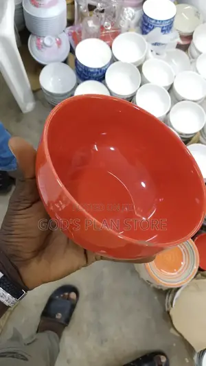 Red Ceramic Bowls 12pcs