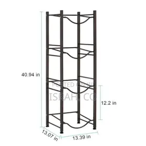 4-Tier Water Bottle Holder Rack, 5 Gallon Water Cooler