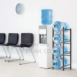 4-Tier Water Bottle Holder Rack, 5 Gallon Water Cooler