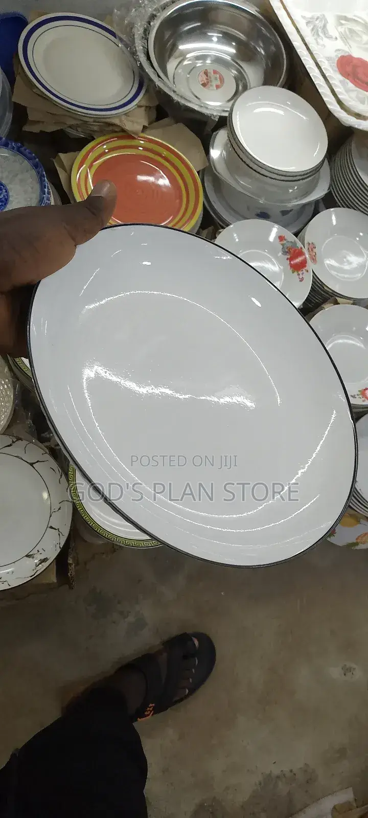 Heavy Quality Ceramic Dinner Plates 12pcs