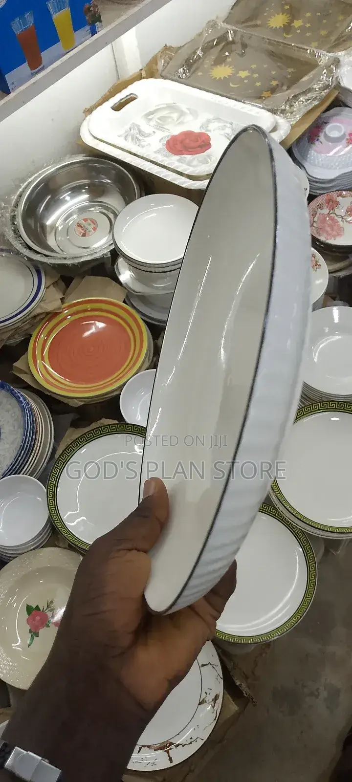 Heavy Quality Ceramic Dinner Plates 12pcs