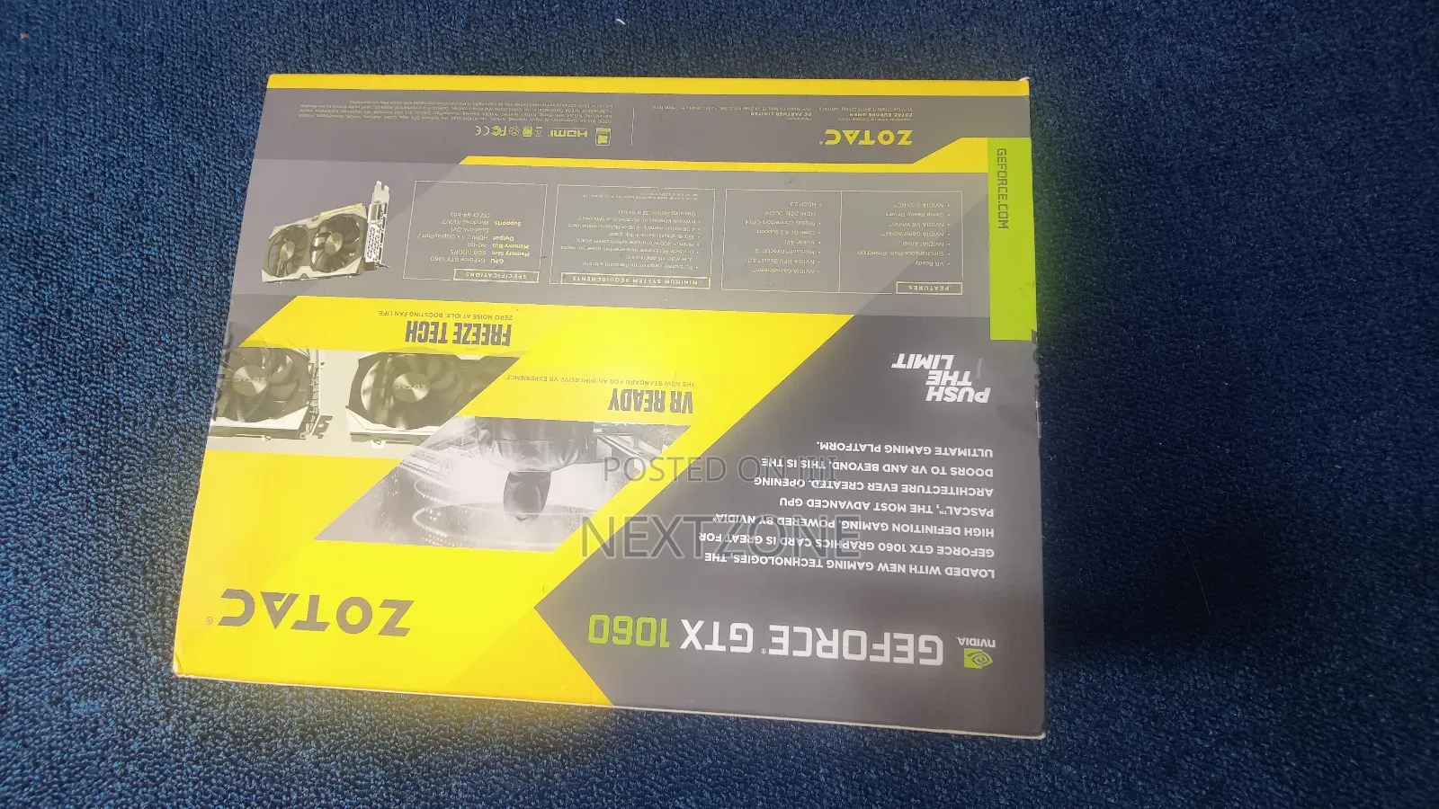 Zotac Gtx1060 6gb Gddr5 Graphics Card