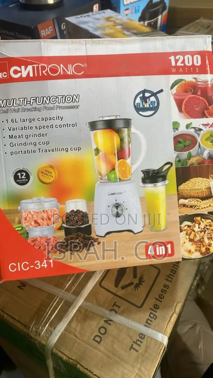 Cntronic 4-in-1 Multifunction Food Processor.