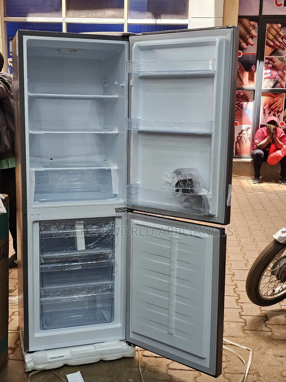 290 Liters Hisense Double Door Fridge