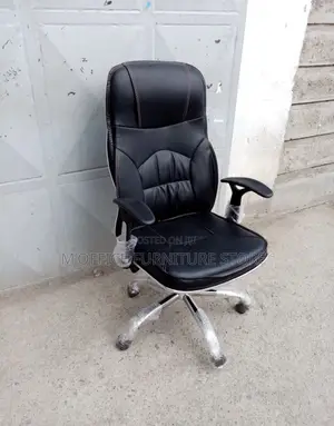 Pure Leather Office Chairs Adjustable