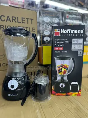 Hoffman 2-in-1 Electric Blender With Dry Mill (