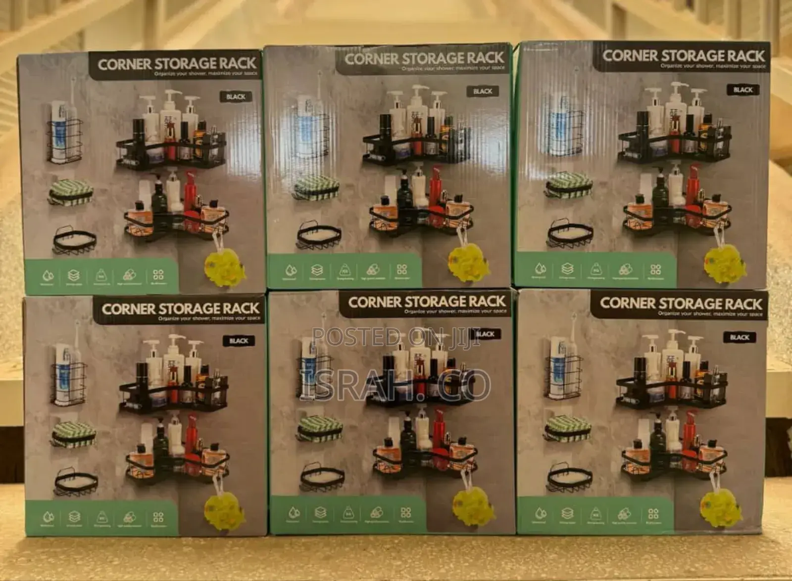 5-in-1 Corner Shower Caddies.