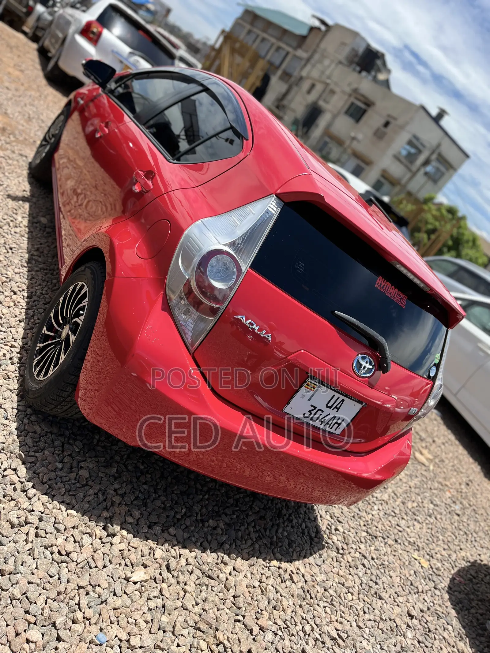 Toyota Aqua 2013 Red