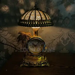 Classic Art Bedside Lamp With Alarm