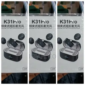  Pro Collar Clip Button Microphone,