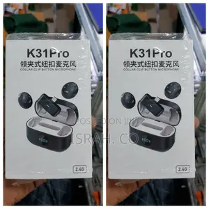  Pro Collar Clip Button Microphone,
