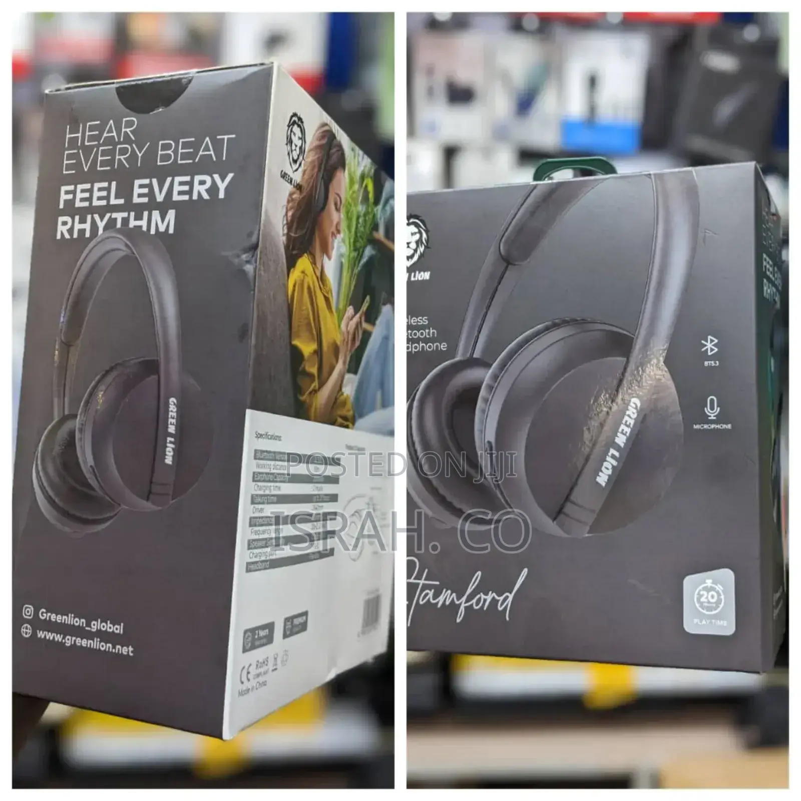 Green Lion Stamford Wireless Bluetooth Headphone.