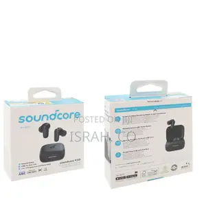 Pair of Black Soundcore P30i Noise-Canceling Earbuds