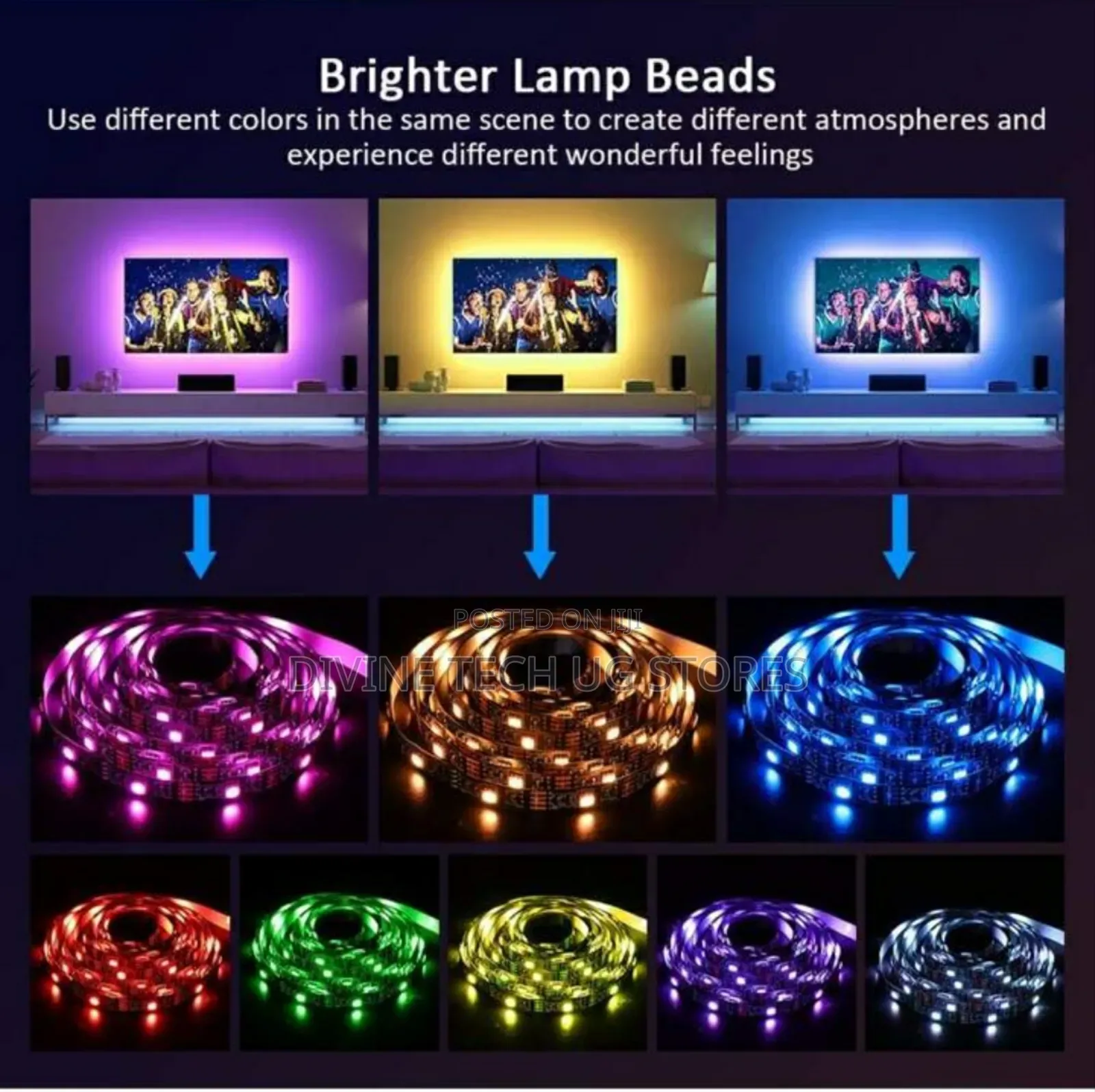 Graphics Tv Strip Light, Tv Strip Light-With Full Color -5m