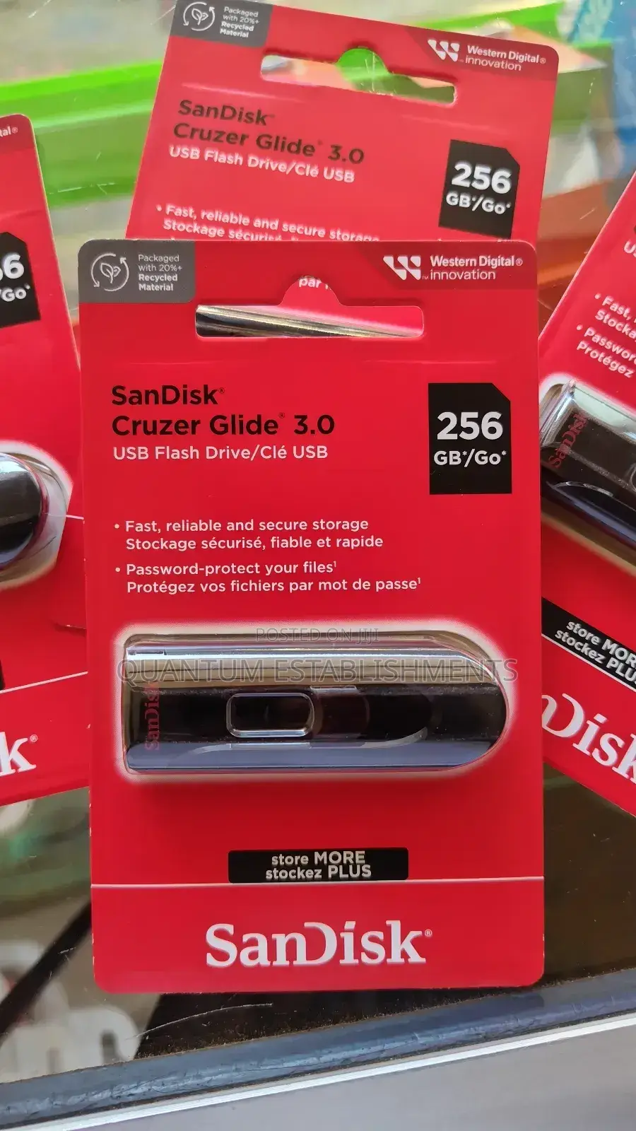 Sandisk Cruzer Glide 3.0 Usb Flash Drive - 256gb