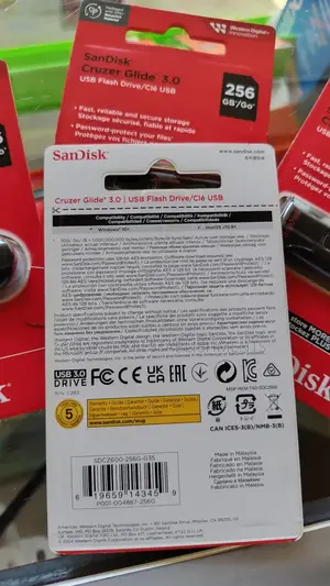 Sandisk Cruzer Glide 3.0 Usb Flash Drive - 256gb