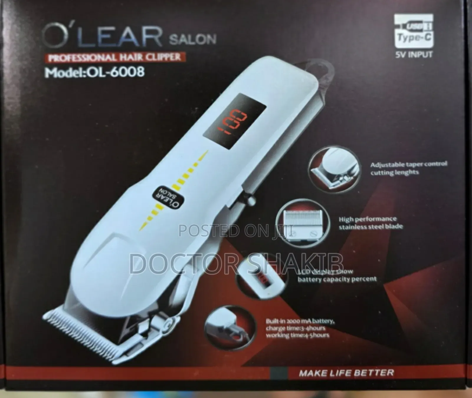 High Performance O'Lear Professional Hair Clipper