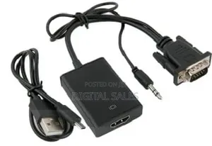 Vga to Hdmi Converter Cable With Audio Output 1080p