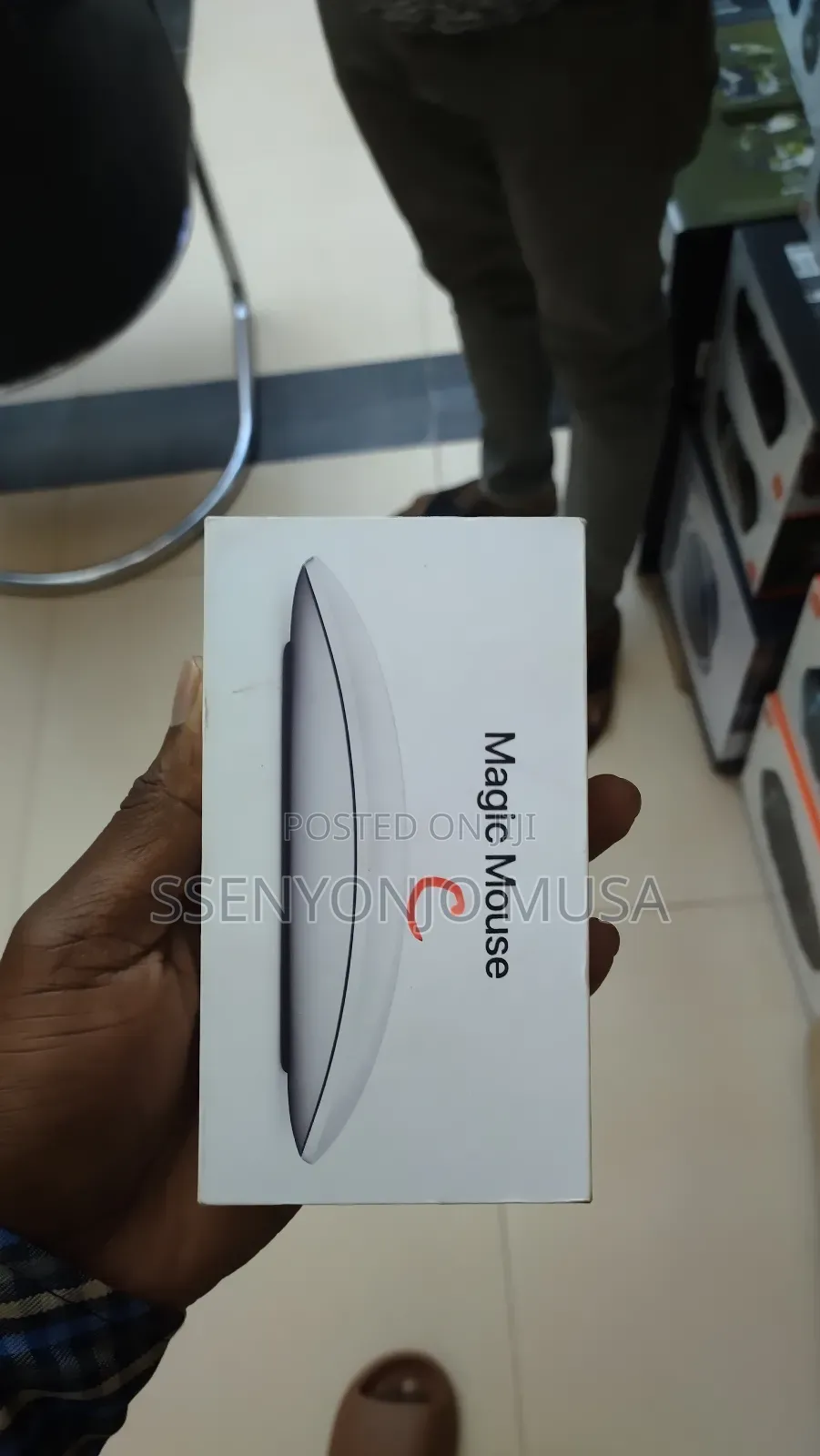Apple Magic Mouse (Wireless, Rechargeable) -Silver (Renewed)