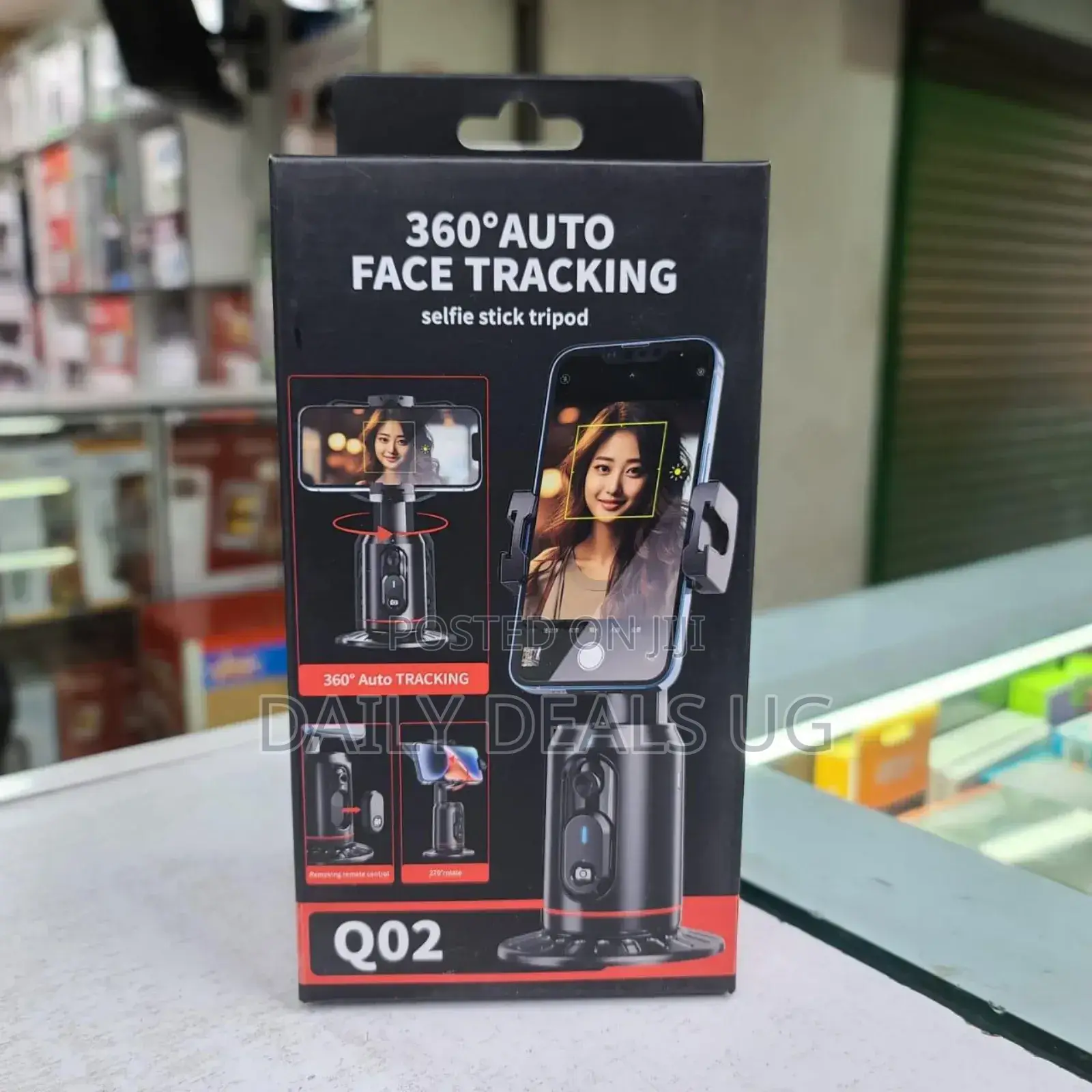 Q02 Auto Face Tracking Phone Tripod