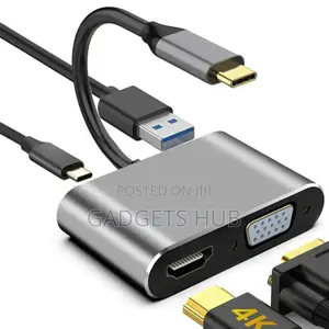 Type C Hub 4 Port 3 Dock Hdmi Multiport Converter