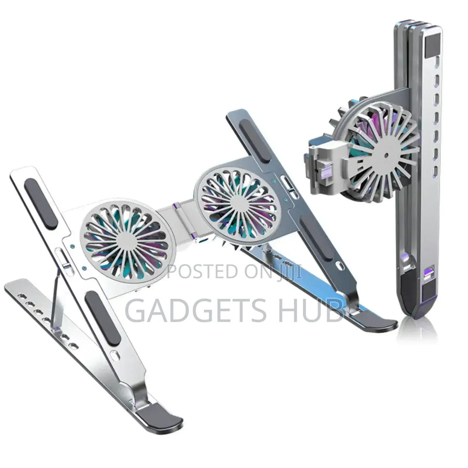 Foldable Laptop Holder Stand Double
Cooling Fan