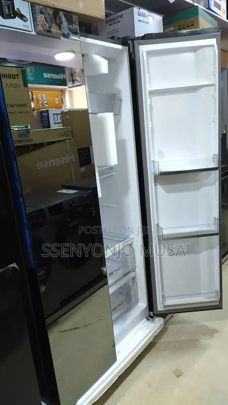 Pixel 670l Double Side-by-Side Fridge With Water Dispenser