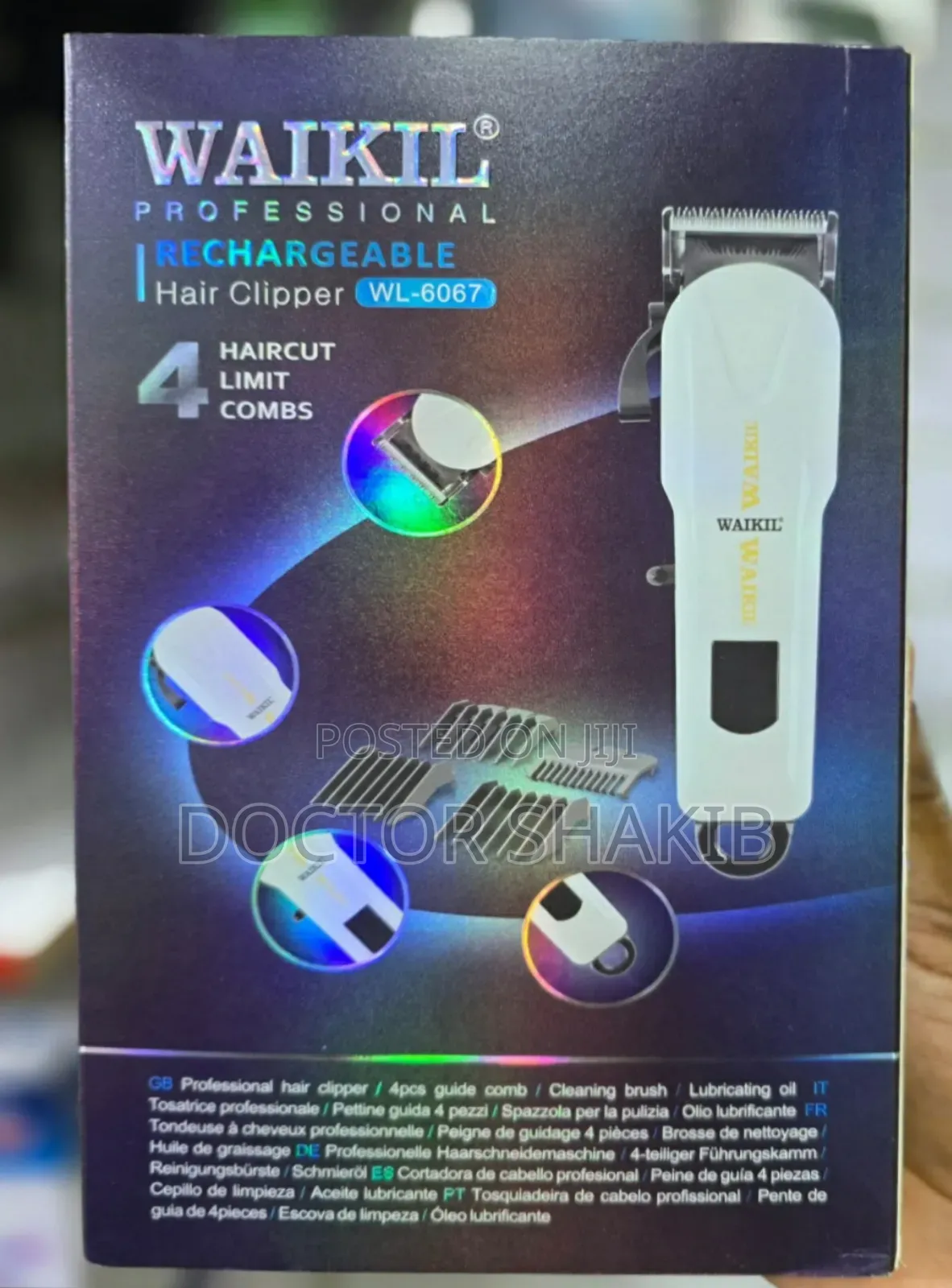 Waikil Rechargeable Professional Hair Clipper