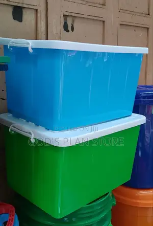 Plastic Storage Boxes Coloured