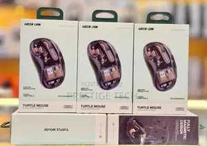 Green Lion Wireless Turtle Mouse 2400dpi Transparent Design