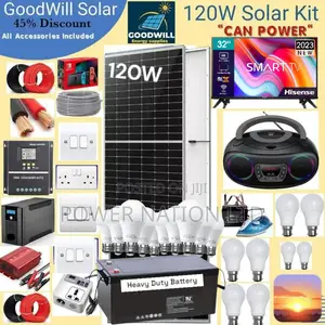 120w Solar Kit (120w Commercial Solar Energy System Full Kit