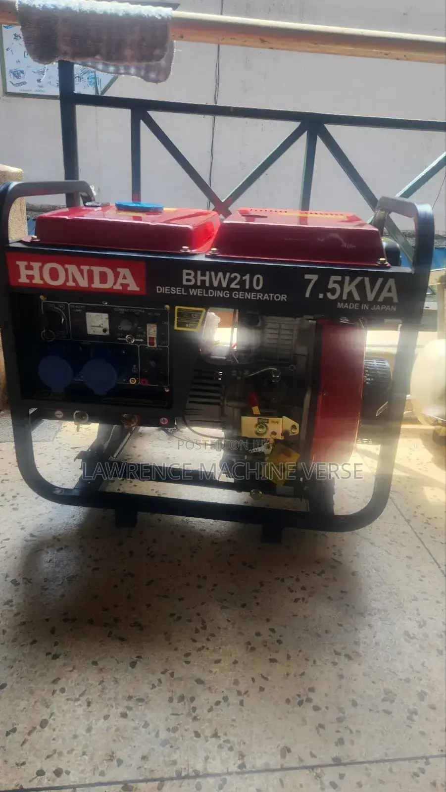 Diesel Welding Generator Honda 7.5kva