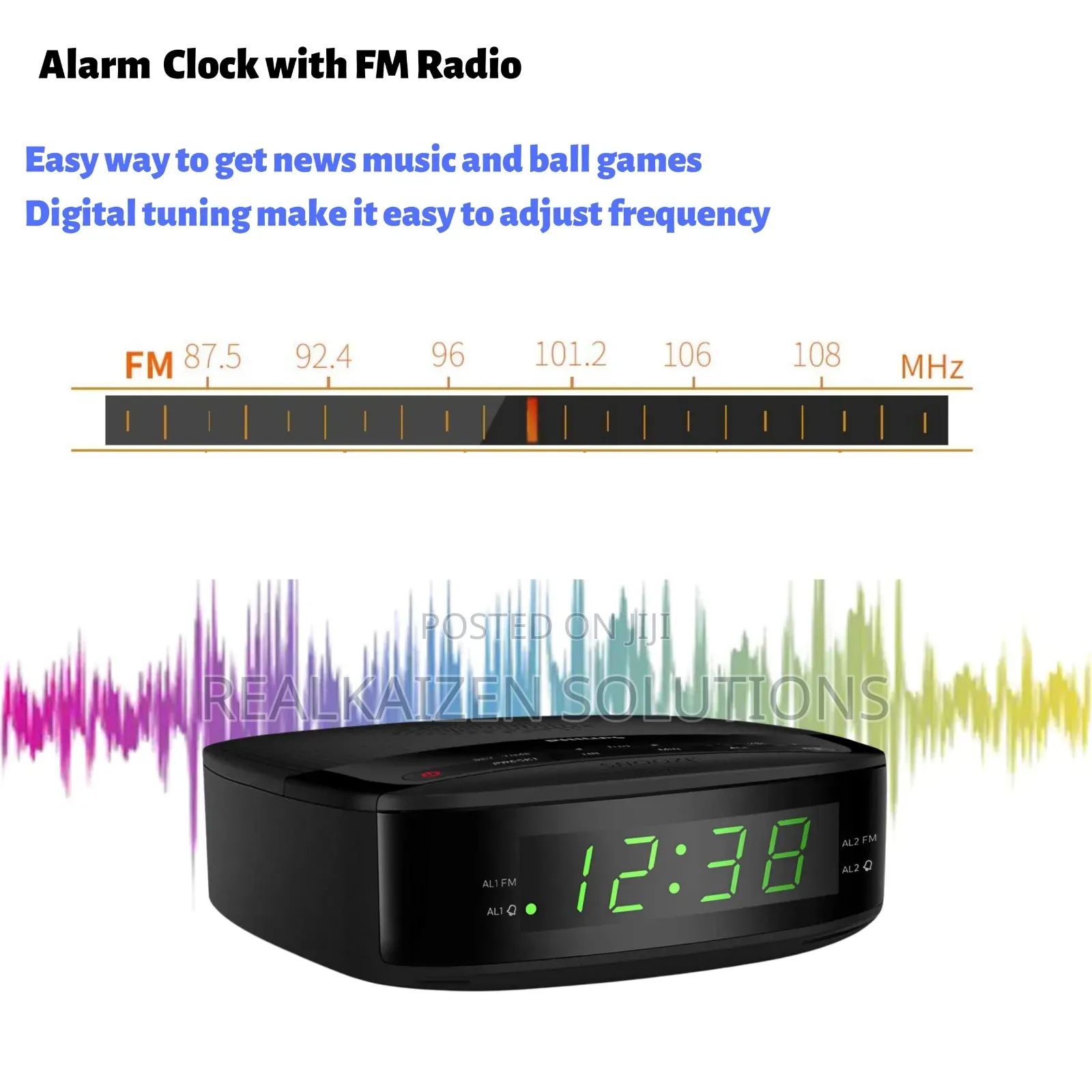 Philips Led Digital Radio Dual Alarm Clock