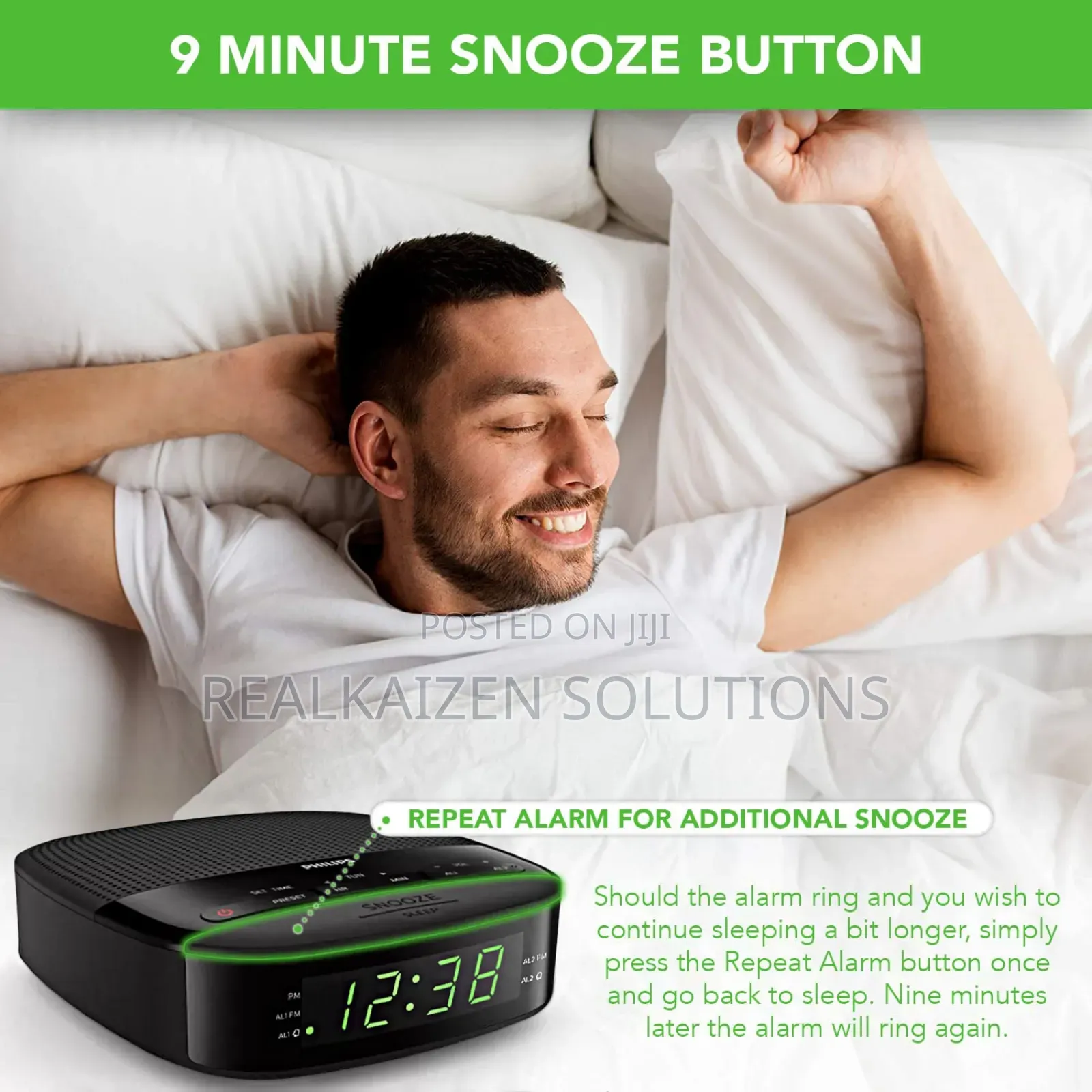 Philips Led Digital Radio Dual Alarm Clock