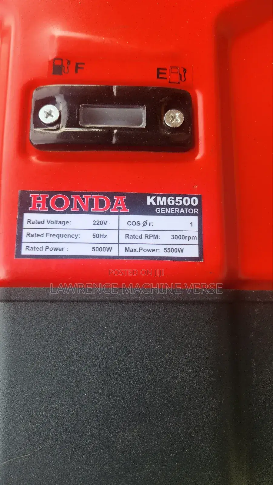 Key Start Gasoline Generator 5.5kva