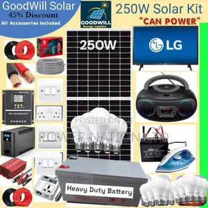 250w Solar Kit (250w Commercial Solar Energy System Full Kit