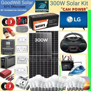 300w Solar Kit(300w Commercial Solar Energy System Full Kit