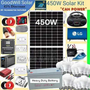 450w Solar Kit (450w Commercial Solar Energy System Full Kit