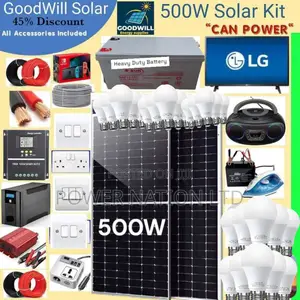 500w Solar Kit (500w Commercial Solar Energy System Full Kit